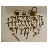 ANTIQUE KEYS AND LOCKS
