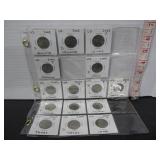 15 UNITED STATES 25 CENT COINS 2002 TO 2004
