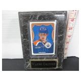 2010-11 OPC LEGENDS CARD ON WOODEN PLAQUE