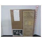 POST WWI ORIGINAL PROGRAM 'THE DUMBELLS'
