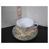 NICE SHELLEY SUMMER GLORY PATTERN CUP & SAUCER