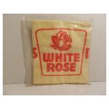 VINTAGE WHITE ROSE CHAMOIS-UNOPENED