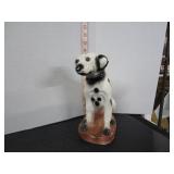 VINTAGE CHALKWARE DOG ORNAMENT