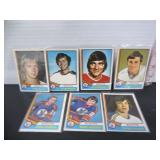 7 OPC KANSAS CITY SCOUTS HOCKEY CARDS