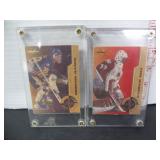 2-1995 LEAF LTD. EDITION STICK SIDE HOCKEY CARDS
