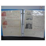 80 OLD BILLS RECEIPTS ADV. 1900S-1940S TORONTO