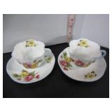 2 NICE SHELLEY CUPS & SAUCERS