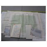 LOT OF OLD MAPS