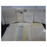 40 EARLY 1900'S MISC. CANADA & USA BILLS RECEIPTS.