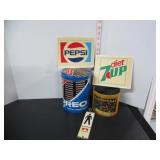 LOT OF VINTAGE ADVERTISING COLLECTIBLES