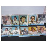 10 1974-75 BUFFALO SABRES HOCKEY CARDS