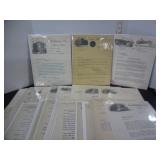 35 EARLY 1900'S TORONTO BILLS, RECEIPTS, ADV. ETC