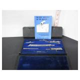 VINTAGE DRAFTING INSTRUMENT SET IN CASE