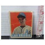 1948 LEAF LOU BRISSIE RARE BASEBALL CARD