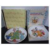 2 VINTAGE 1975 & 1983 COLLECTOR PLATES