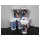 NEVER USED VINTAGE BATMAN-CAT WOMAN PLASTIC CUPS
