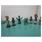 GROUP OF VINTAGE CLAY FIGURES