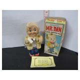 VINTAGE WIND-UP JAPAN MR.DAN TIN TOY