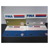 4 OLD FINA GAS-OIL CREDIT CARDS