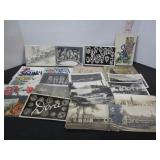 18 OLD PERSONALIZED & 11 US REAL PHOTO POSTCARDS