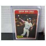 1965 TOPPS GINSON WINS FINALE WORLD SERIES CARD
