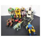 LOT OF VINTAGE HE-MAN, BLACK STAR THUNDER CUTS ETC