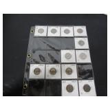 12 MISC. UNITED STATES 25 CENT COINS