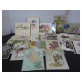 60 OLD MISC. EASTER POSTCARDS