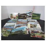 7.5 OLD MISC. RAILROAD POSTCARDS