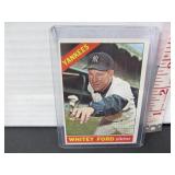 1966 TOPPS WHITEY FORD #160 BASEBALL CARD