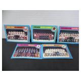 5-1979-80 OPC TEAM CHECKLIST CARDS UNCHECKED