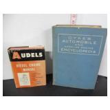 TWO VINTAGE AUTOMOBILE GARARGE BOOKS