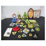 LOT OF VINTAGE BOY SCOUT PATCHES ETC.