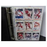 COMPLETE SET 1991-92 UD HOCKEY CARDS IN BINDER