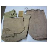 WW2 CANADIAN MARKED 30TH CFA DUFFLE BAG ETC.