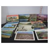 LOT OF OLD TOURIST POSTCARD SETS