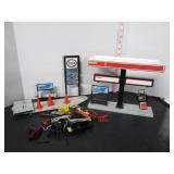 1981 GEOBRA PLAYMOBIL GAS STATION & ACCESSORIES