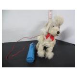 VINTAGE BATTERY OPERATED POODLE DOG