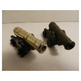 VINTAGE 1812 ERA TOY METAL CANNONS