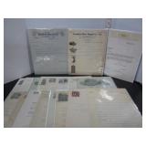18 EARLY 1900'S MONTREAL MISC. RECEIPTS, BILLS ET.