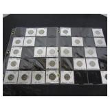 23 MISC. U.S. 25 CENT COINS ASSORTED YEARS