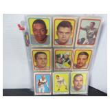 1963 TOPPS CFL FOOTBALL CARDS