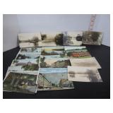 30 OLD MISC. VERMONT USA POSTCARDS