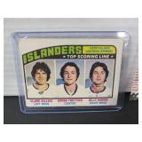 1976-77ISLANDERS TOP SCORING LINE TROTTIER RC YEAR