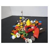 LOT OF OLD 1ST GENERATION PLAYMOBIL ACCESSORIES