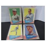 4-1961 FLEER BASEBALL CARDS