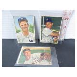 3-1952 BOWMAN BASEBALL CARDS
