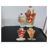 1940'S-50'S LOT OF ICE CREAM ADVERTISING SIGNS