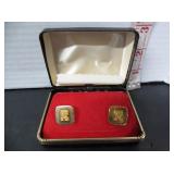 10KT GOLD BP GAS STATION CUFFLINKS