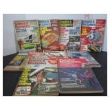 10 OLD MISC. SCIENCE & MECHANICS MAGAZINES